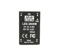 DC/DC Step Down Converter Meanwell LDD-300HW 300mA da DC9-56V a DC2-52V