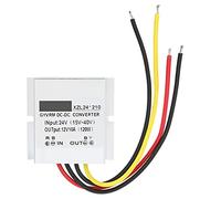 DC DC Voltage Reducer 24V to 12V 10A 120W | IP67 Liquid Protection Regulator for Car LED Display/Camera/Fan | Overcurrent & Short Circuit Protection, 96% Efficiency