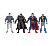 McFarlane DC Direct - Punzonatrice per pagine di Batman, figlio di Batman, Superman e Joker (Il ritorno del cavaliere oscuro), statuine dorate da 7,6 cm con giocattoli a fumetti