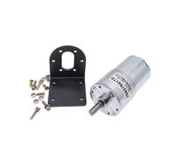 DC electronic starter GA37RG With electronic starter Holder High Torque Gear electronic starter 12V 24V Mounting Bracket NWPNLXEA(15rpm,12V with bracket)