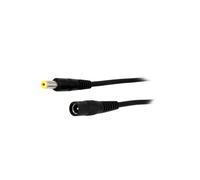 DC.EXT.1200.0180 Cavo 2x1mm² DC 5,5/2,1 Maschio, DC 5,5/2,1 Presa Dritta BQ