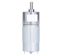 DC Gear Motor 12V 24V | Forward Reverse Speed Control with Low Noise | Zinc Alloy Gearbox for Electric Curtains/Vending Machines/Auto Facilities | 6x16mm D - Type Shaft, 8000 (DC24V 30RMP)