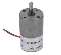 DC Gear Motor, 27mm Copper Noiseless Speed Reduction Geared Motor High Torsion Low Noise Durable Metal Gears for Pet Door Electronic Lock Window Opener
