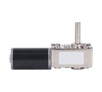 DC Geared Motor 12V 18W | Auto Locking Turbine Mechanism Holds 3X Load | High Output Reduction Motor for Robotics/Automation/Industrial | Aluminum Alloy (0-200 RPM)
