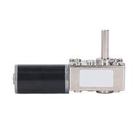 DC Geared Motor 12V 18W | Auto Locking Turbine Mechanism Holds 3X Load | High Output Reduction Motor for Robotics/Automation/Industrial | Aluminum Alloy (0-5RPM Per Minute)