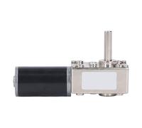 DC Geared Motor 12V 18W | Auto Locking Turbine Mechanism Holds 3X Load | High Output Reduction Motor for Robotics/Automation/Industrial | Aluminum Alloy (0-100RPM Per Minute)