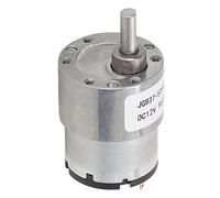 DC Geared Motor 12V | High Torsion Brass Coil Motor CW CCW Rotation | Low Noise Gear Motor for Automation/Robotics/DIY | Aluminum Alloy Housing, 960RPM
