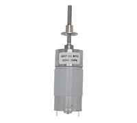 DC Geared Motor | 24V Automatic Locking Helical Gear Motor with M6x50 Thread | Aluminum Alloy Shell & Brass Coil | for Automation Equipment/Printers/Vending Machines (35RPM)