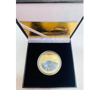 Dc Giustizia League Placcato Oro Moneta Set, Batman - Superman - Flash - Cyborg