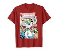 DC Justice League Cover 21 Crisi Maglietta