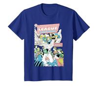 DC Justice League Cover 21 Crisi Maglietta, Bambini, Blu Reale, 2 Anni