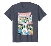 DC Justice League Cover 21 Crisi Maglietta, Bambini, Pervinca, 6 Anni