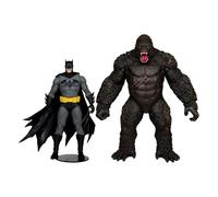 McFarlane Toys - DC Multiverse Batman contro Kong (Justice League contro Godzilla contro Kong) 2 pezzi