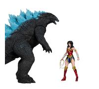 DC Justice League Monsterverse DC Multiverse Action Figures 2 Pack Wonder Woman Vs. Atomic Blast Godzilla 18 cm