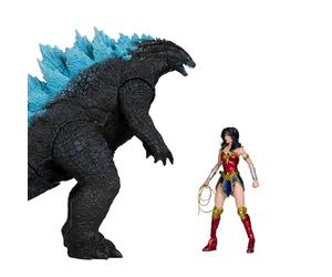 DC Justice League Monsterverse DC Multiverse Action Figures 2 Pack Wonder Woman Vs. Atomic Blast Godzilla 18 cm