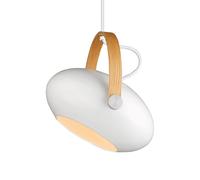 DC Lampadario Ø26 Bianco/ Rovere