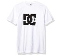 DC - Maglietta a Maniche Corte da Uomo con Logo Bianco 2013 L