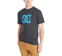 DC - Maglietta a Maniche Corte da Uomo, con Logo Star, Colore Antracite