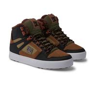DC Men's Pure High-Top WC WNT Winterized Skate Shoe, Brown Brown Green, 42 1/3 EU