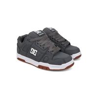 DC mens Stag Skate Shoe, Grey/Gum, 9 US