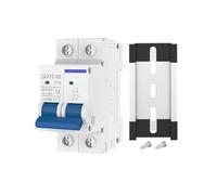 DC Miniature Circuit Breaker 2Pole 10A 16A 20A 25A 32A 40A 50A 63A 500V Thermal Magnetic Trip Din Rail Mount Switch(63A)