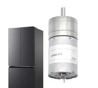 DC Motor, Gear Electric Engine, High Torque Power Unit, Silver, Energy Efficient Motor for Industrial Use, Animatronics, Hobby Projects, RC Car, Robotics, Fan, Appliance