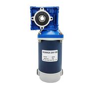 DC Motoriduttore RV30 Worm Gear 200w Auto-blocco 1 2v24v Coppia alta in avanti e motore di regolazione della velocità inversa Ampia Applicazione(24V 420)