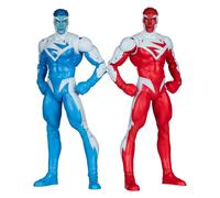 DC Multiverse Action Figures 2-Pack Superman Blue Vs. Superman Red (Gold Label)