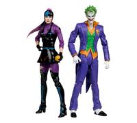 DC Multiverse Action Figures Pack of 2 The Joker & Punchline 18 cm