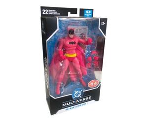 DC Multiverse - Figura di Batman rosa, 17,8 cm (Chase)