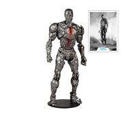 DC Multiverse Justice League: CYBORG WITH FACE SHIELD - McFarlane Toys