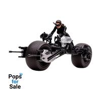DC Multiverse Vehicle Batpod con Catwoman (The Dark Knight Rises)