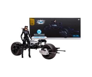 DC Multiverse Vehicle Batpod with Catwoman The Dark Knight Rises 36 CM