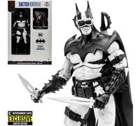 Dc Multiverso Batman By Todd Mcfarlane Schizzo Edizione Oro Label 7-Inch Figura