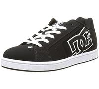 DC Net SE - Scarpe da Skateboard da Uomo, Nero Nero Bianco, 42.5
