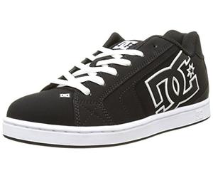 DC Net SE - Scarpe da Skateboard da Uomo, Nero Nero Bianco, 42.5
