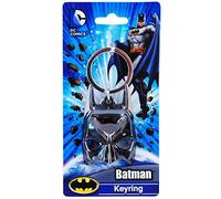 DC Portachiavi in peltro con maschera di Batman, multicolore, 2,5 cm