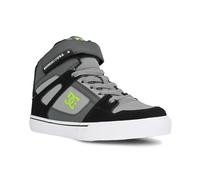 DC Pure High Top EV (Gioventù) Scarpe Da Skate - Nero/Grigio/Grigio