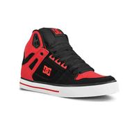 Dc Puro Alto Top Gillet Scarpe - Fiery Rosso/Bianco/Nero