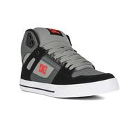 Dc Puro Alto Top Gillet Scarpe - Nero/Grigio/Rosso