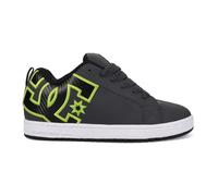 DC Scarpe da skate Court Graffik da uomo, Grigio/Nero/Verde, 43 EU