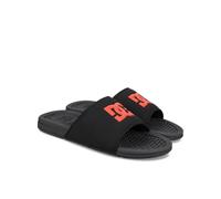 DC Scarpe da uomo casual Slide Sandalo, nero/grigio/rosso, 42 EU