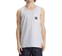 DC Shoes Canotta Pocket Star Cotone Bianco Crew Neck Smanicata SP26