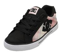 DC Shoes Chelsea Skate Trainers Donna Nero Rosa - 37 EU