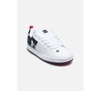 DC Shoes Court Graffik, Scarpe da Ginnastica Uomo, Bianco Navy Red, 41 EU