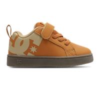 DC Shoes Court Graffik Neonato - Sneakers Marrone - Taglia 24 - Scamosciato Brown 24