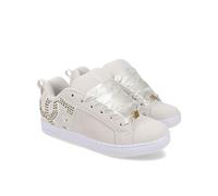 DC Shoes Court Graffik Off Bianco/Oro, Off White Gold, 38 EU