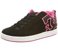 DC Shoes Court Graffik - Scarpe da Ginnastica, Black/Pink Stencil,