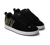 DC Shoes Court Graffik - Scarpe da Ginnastica Uomo, Collo Basso, Nero, 11.0 EU