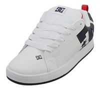 DC Shoes Court Graffik Scarpe da Skate Bianche Navy e Rosso per Uomo - 45 EU